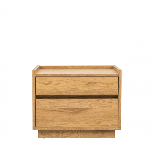 Since - Table de chevet 2 tiroirs en bois