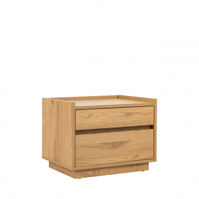 Since - Table de chevet 2 tiroirs en bois