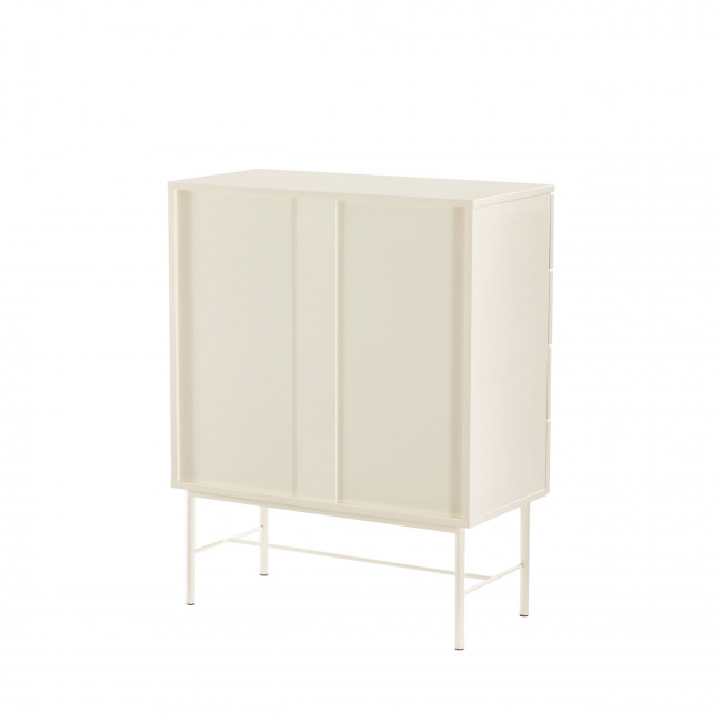 Molly - Commode 4 tiroirs en bois et métal L79cm