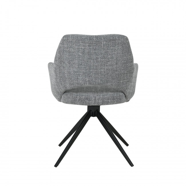 Ivar - Chaise de bureau en tissu et métal