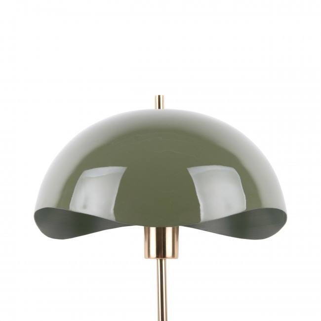 Waved Dome - Lampe à poser en métal et marbre