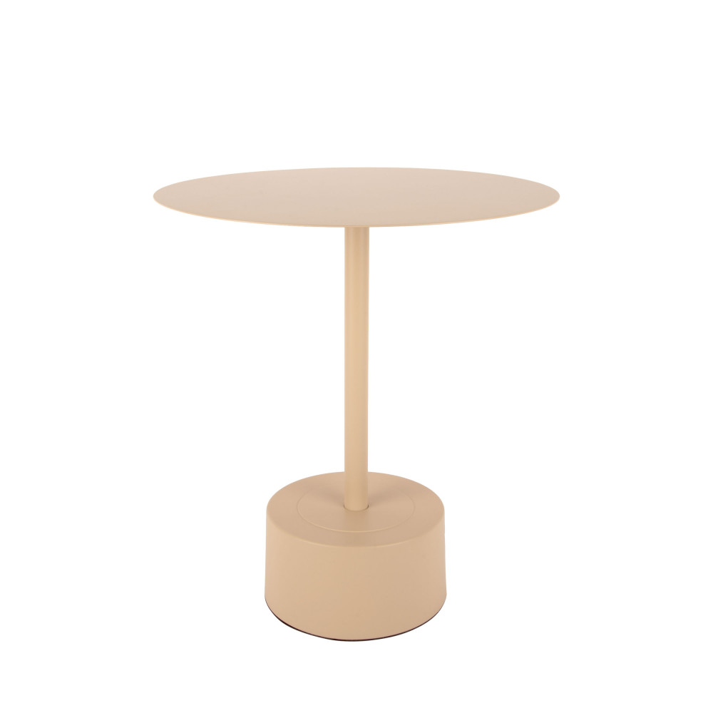 Nowa - Table d'appoint ronde en métal ø40cm - Couleur - Sable