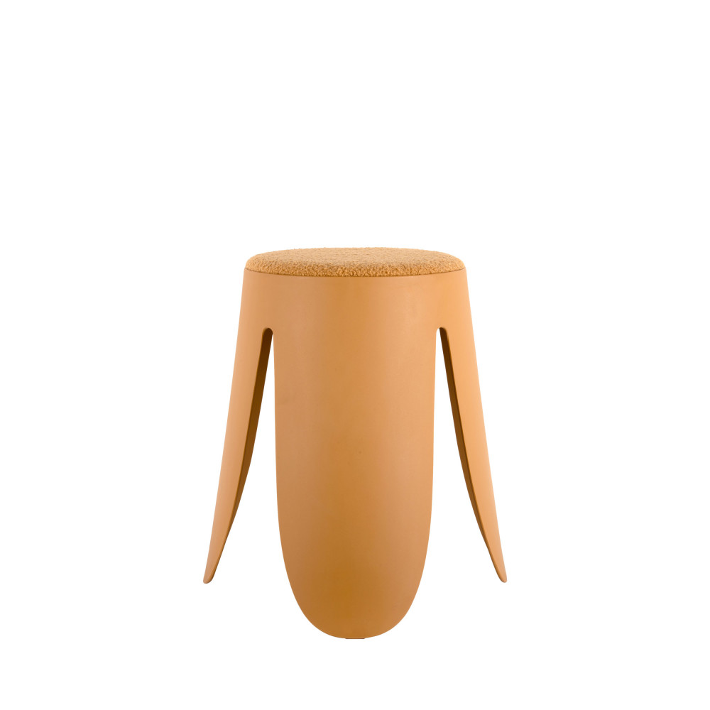 savor - tabouret en plastique h46cm - couleur - ocre