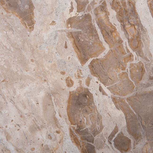 Force - Table d’appoint en bois et marbre ø40cm