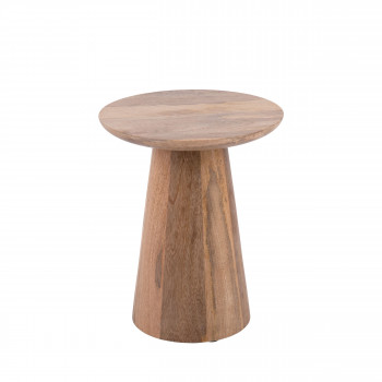 Force - Table d’appoint en bois de manguier ø30cm