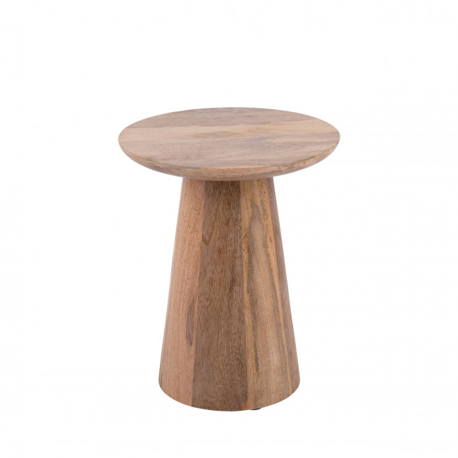 Force - Table d’appoint en bois de manguier ø30cm