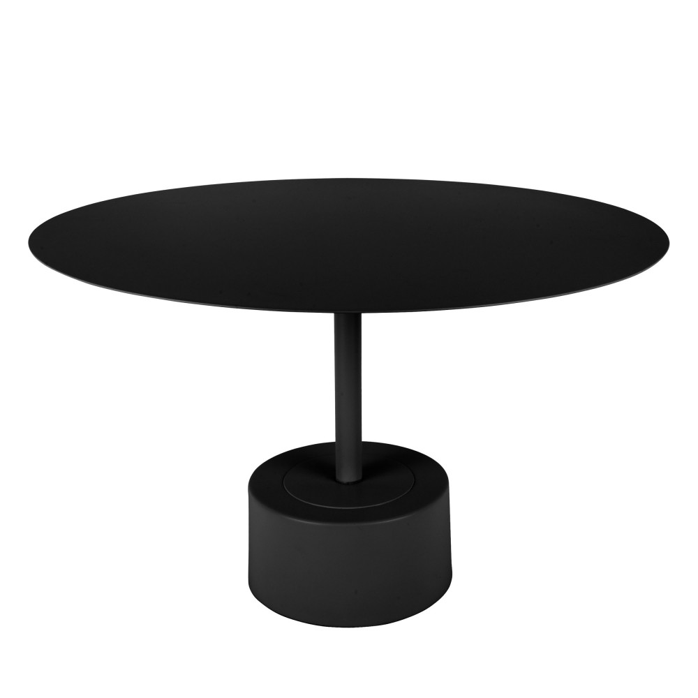 Nowa - Table d'appoint ronde en métal ø55cm - Couleur - Noir
