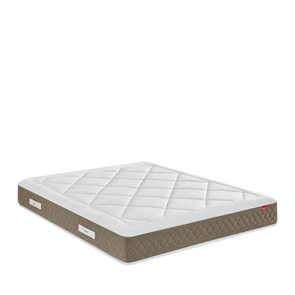 Sépia - Matelas 100% ressorts, épaisseur 27cm, accueil ferme - Dimensions - 140x190 cm