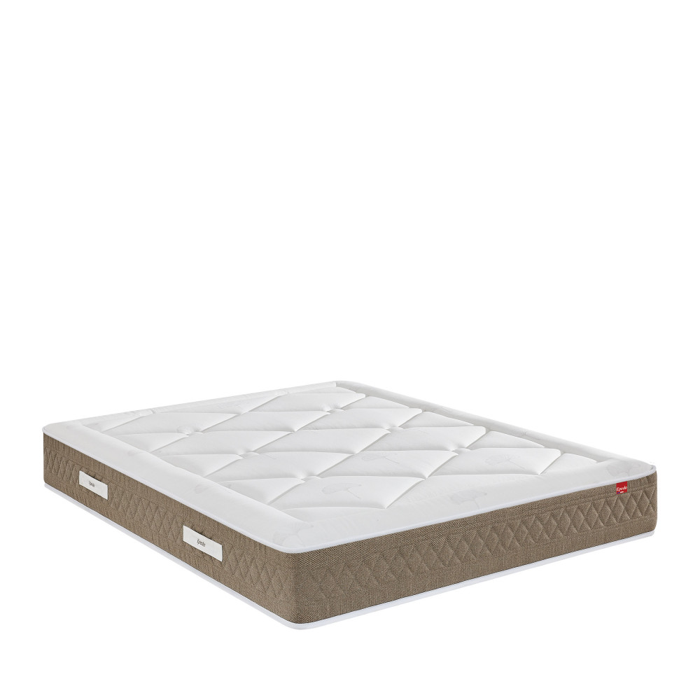 Néréide - Matelas 100% ressorts à mémoire de forme, épaisseur 28cm, accueil moelleux - Dimensions - 140x190 cm