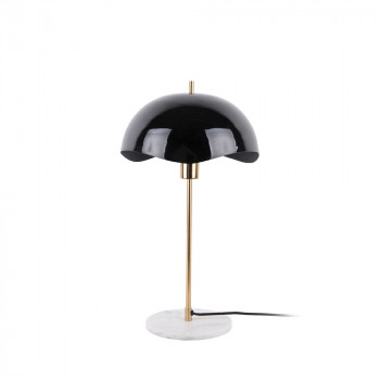 Waved Dome - Lampe à poser en métal et marbre