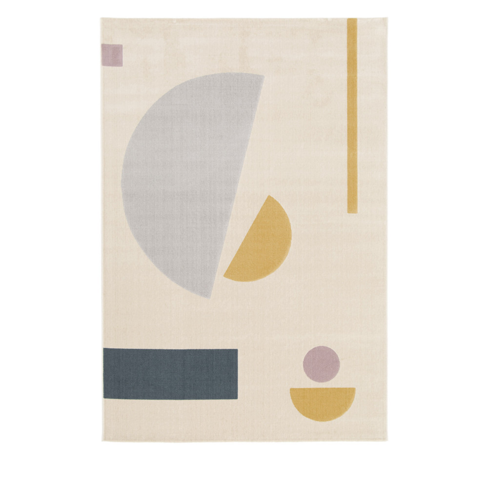 Gala - Tapis contemporain à motif géométrique - Couleur - Multicolore, Dimensions - 120x170 cm
