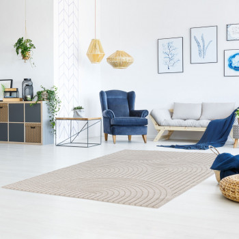 Esteban - Tapis contemporain à motif géométrique