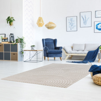 Esteban - Tapis contemporain à motif géométrique