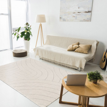 Elsa - Tapis contemporain à motif organique