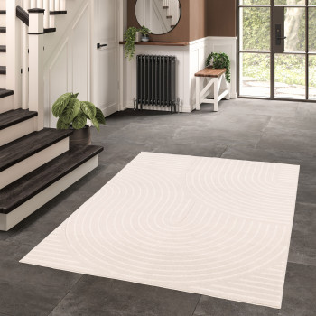 Nora - Tapis contemporain à motif géométrique