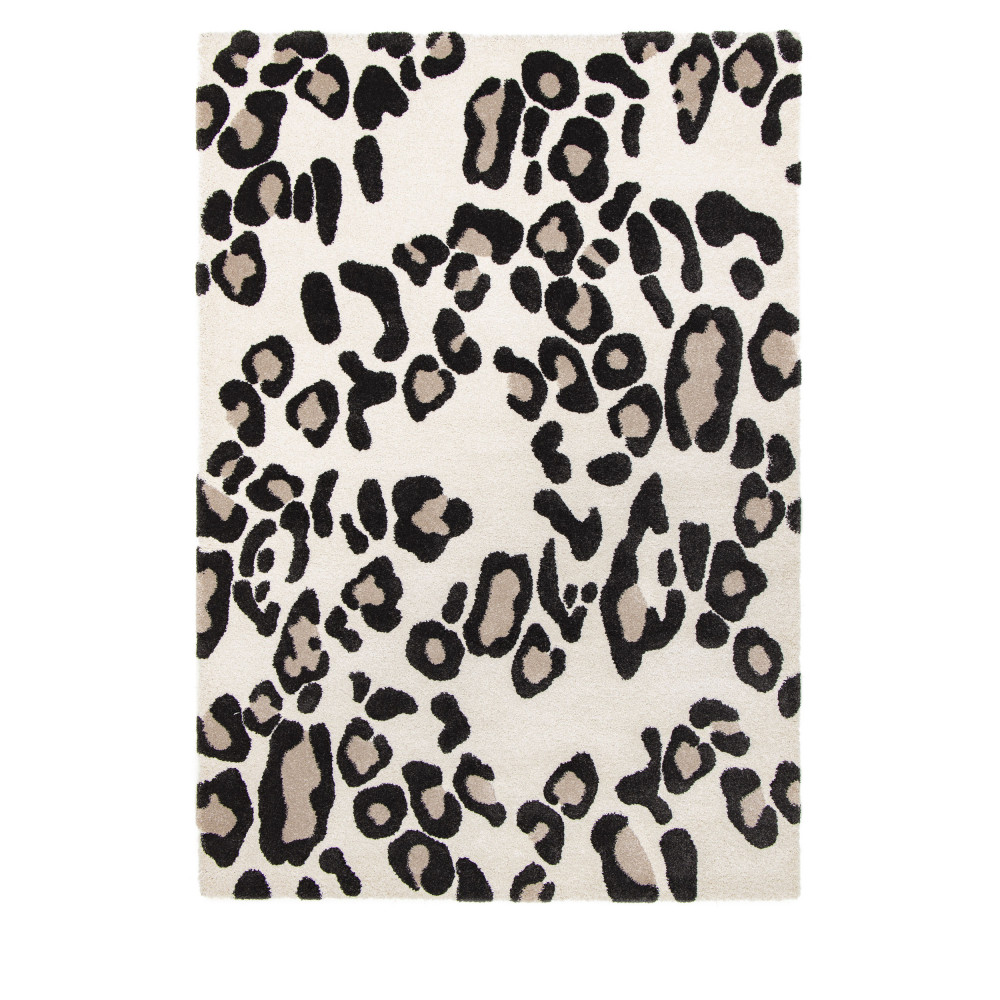 Angola - Tapis contemporain à motif léopard - Couleur - Multicolore, Dimensions - 120x170 cm