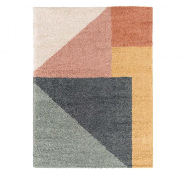 Raph - Tapis contemporain à motif géométrique