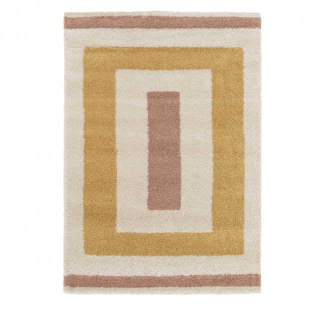 Lila - Tapis contemporain à motif géométrique