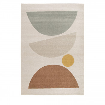 Léo - Tapis contemporain à motif géométrique