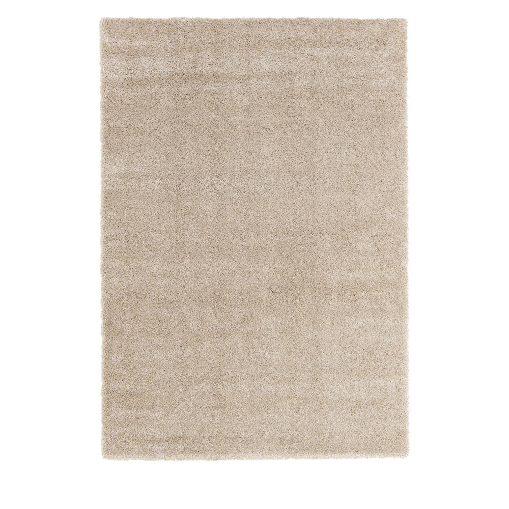 Springs II - Tapis à poil long lavable en machine - Couleur - Beige, Dimensions - 80x150cm