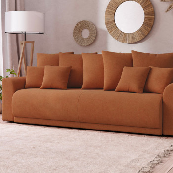 Chloé - Canapé convertible 3 places en tissu L230cm