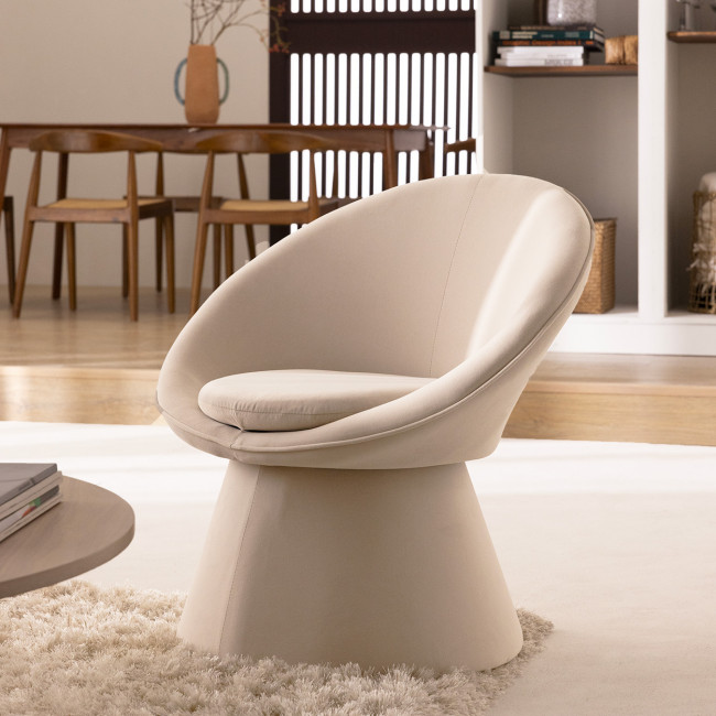 Mei - Fauteuil en velours