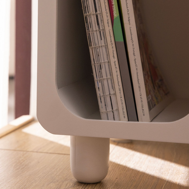 Richie - Table de chevet 3 niches en bois