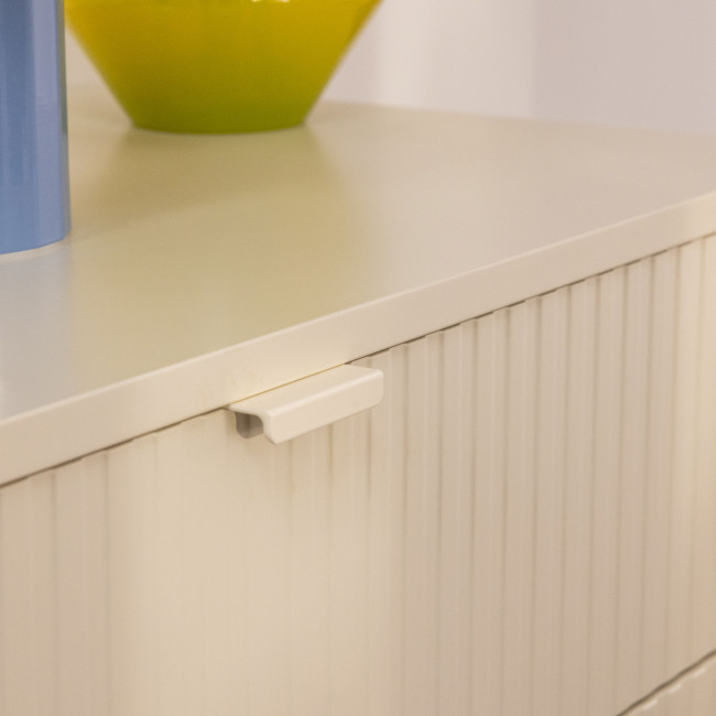 Molly - Commode 4 tiroirs en bois et métal L79cm