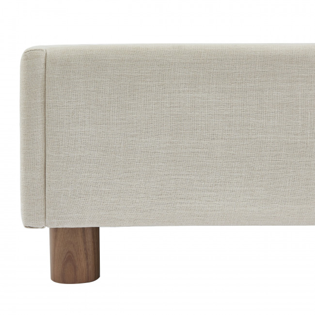 Millo - Lit coffre en tissu 160x200cm