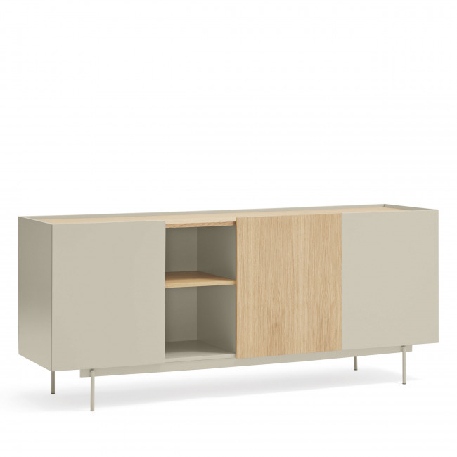 Otto - Buffet 3 portes, 3 tiroirs en bois L180 cm