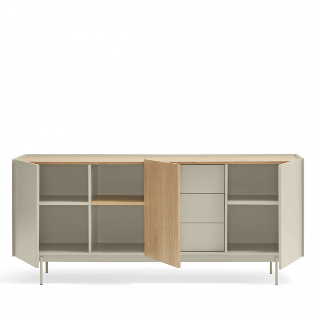 Otto - Buffet 3 portes, 3 tiroirs en bois L180 cm