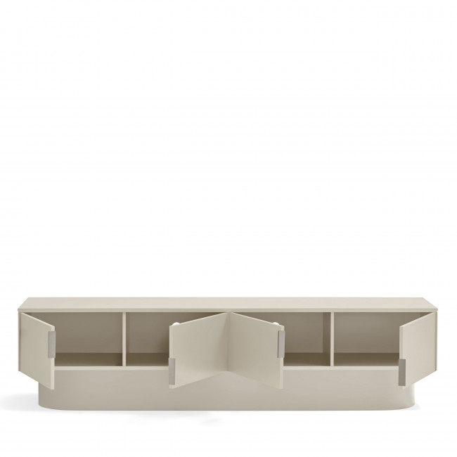 Totem - Meuble TV 4 portes en bois L200 cm