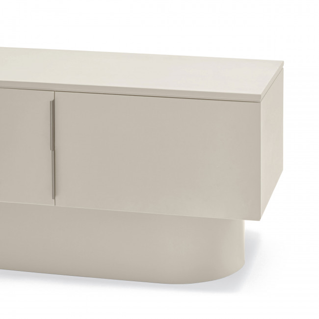 Totem - Meuble TV 4 portes en bois L200 cm