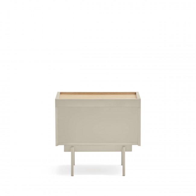 Otto - Table de chevet 2 tiroirs en bois