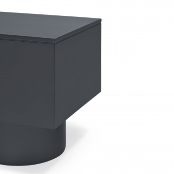 Totem - Meuble TV 4 portes en bois L200 cm