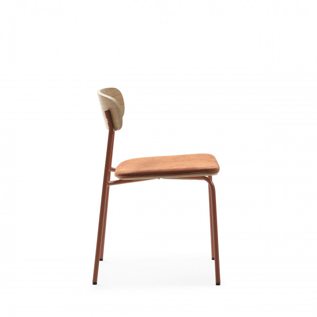 ARNO - Lot de 2 chaises en tissu