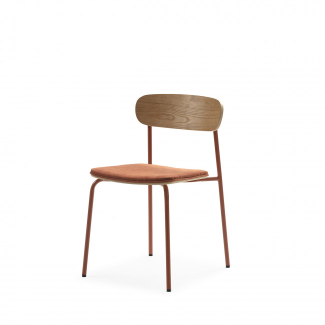 ARNO - Lot de 2 chaises en tissu