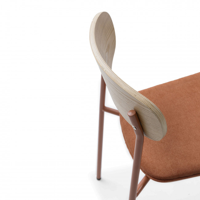 ARNO - Lot de 2 chaises en tissu