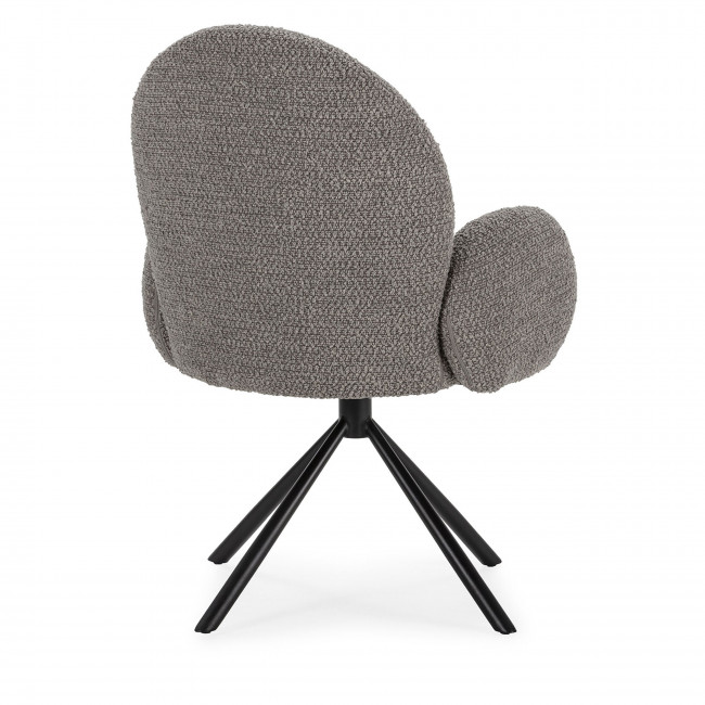 Douro - Chaise de bureau en tissu bouclette