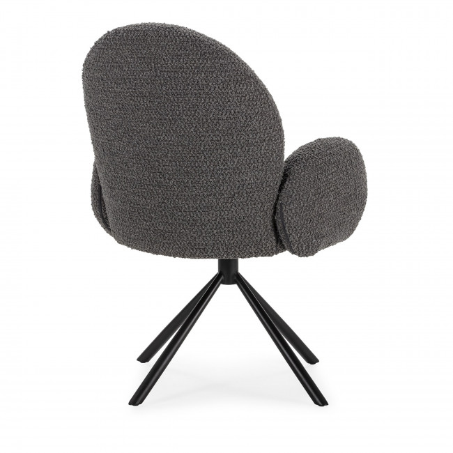 Douro - Chaise de bureau en tissu bouclette