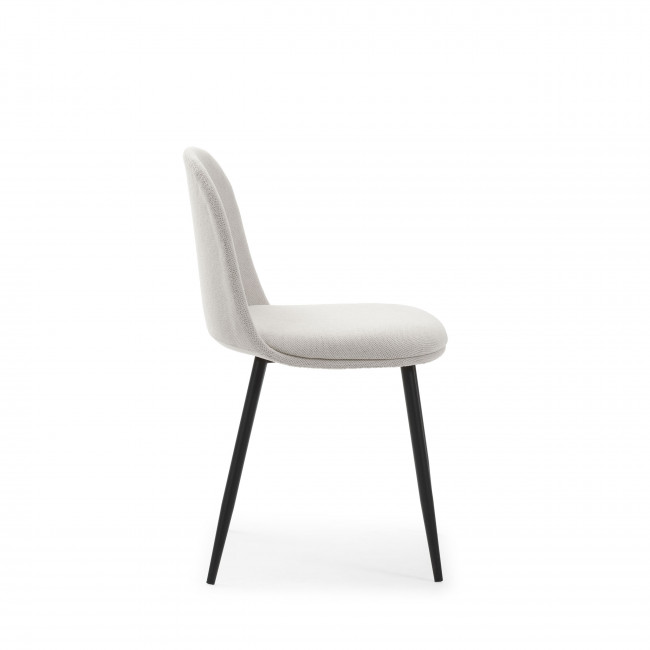 Elbe - Lot de 4 chaises en tissu