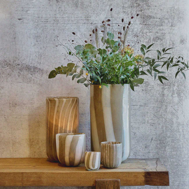 Cannes - Vase en verre ø19cm