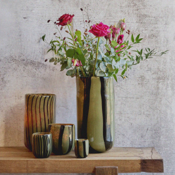Cannes - Vase en verre ø19cm