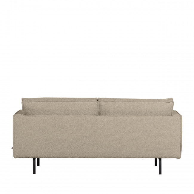 Bronco - Canapé 3 places vintage en tissu bouclette L190 cm