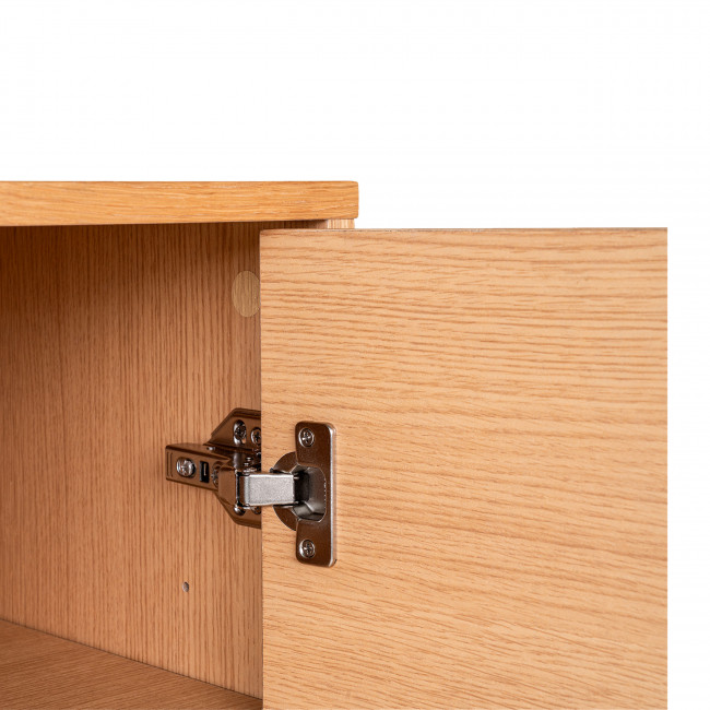 Kyoto - Buffet 2 portes 3 tiroirs en bois et métal L150cm