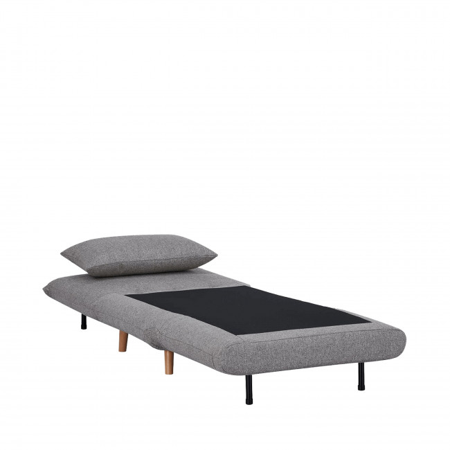 Marlow - Fauteuil convertible en tissu et bois