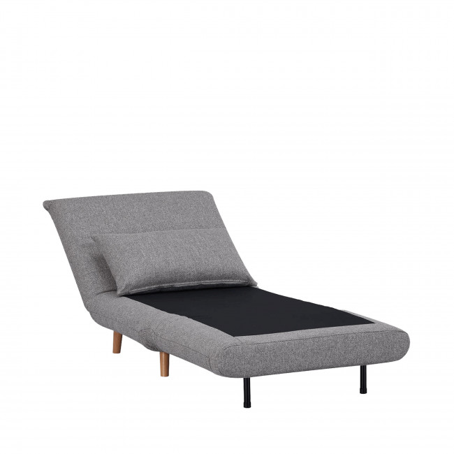 Marlow - Fauteuil convertible en tissu et bois