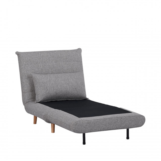 Marlow - Fauteuil convertible en tissu et bois