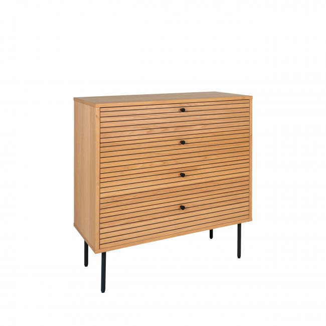Kyoto - Commode 4 tiroirs en bois L40cm