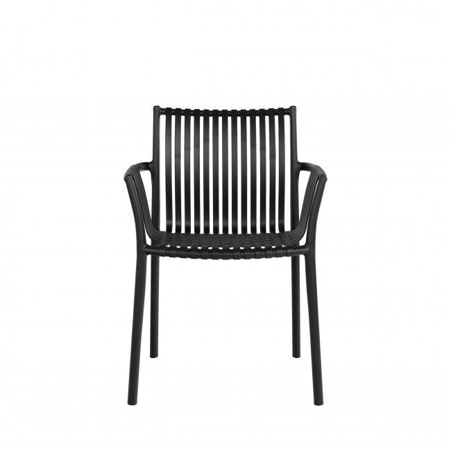 Tulsa - Lot de 2 chaises de jardin en plastique